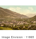 #11865 Picture Of The Cityscape Of Chur In Switzerland