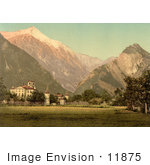 #11875 Picture Of The Chateau De Werra In Switzerland