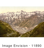 #11890 Picture Of Furka Pass In The Swiss Alps Switzerland