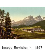 #11897 Picture Of St Moritz In Engadine Grisons Switzerland