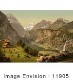 #11905 Picture Of Todi And Schreienbach Mountains Glarus Switzerland