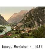 #11934 Picture Of Amsteg Switzerland