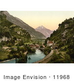 #11968 Picture Of St Maurice Switzerland