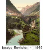 #11969 Picture Of Goschenen And The Damma Glacier Switzerland