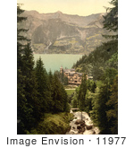 #11977 Picture Of Hotel Giessbach And Brienz Lake Switzerland