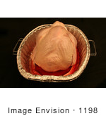#1198 Photography Of A Uncooked Thanksgiving Turkey