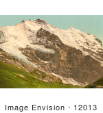#12013 Picture Of Scheidegg Jungfrau And Silberhorn Mountains
