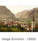 #12025 Picture Of The City Of Altdorf In Swtizerland