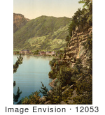 #12053 Picture Of A View On Brunnen From Axenstrasse