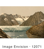 #12071 Picture Of Marjelensee Glacier Switzerland