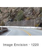 #1220 Photo Of A Highway Lanslide Area