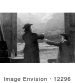 #12296 Picture Of Benjamin Franklin’S Kite Experiment