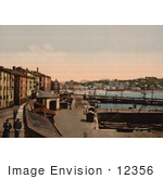 #12356 Picture Of A Harbor Donostia-San Sebastian On The Bay Of Biscay Spain