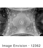 #12362 Picture Of A Church Ceiling With Mosiacs