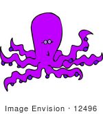 #12496 Octopus Clipart