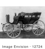 #12724 Picture Of A Horse Drawn Carriage In 1904