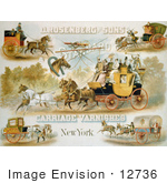 #12736 Picture Of Horse Drawn Carriages