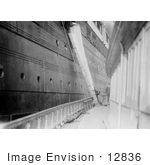 #12836 Picture Of A Mail Chute On Rms Lusitania