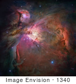 #1340 Photo Of The Orion Nebula (Messier 42 M42 Ngc 1976)