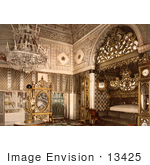 #13425 Picture Of An Elegant Bedroom Bey Of Tunis Kasr-El-Said Tunisia