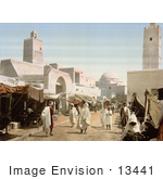 #13441 Picture Of The Muslim City Of Kairouan (Kairwan Kayrawan Al Qayrawan)