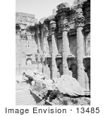 #13485 Picture Of The Temple Of Bacchus Lebanon
