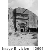 #13604 Picture Of A Tomb In Petra Jordan