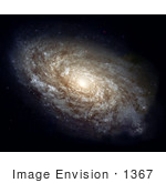 #1367 Stock Photo Of A Dusty Spiral Galaxy Ngc 4414