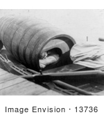 #13736 Picture Of Annie Edson Taylor In Her Barrel 1901