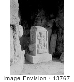 #13767 Picture Of Carved Stone With Jupiter Of Heliopolis Baalbek