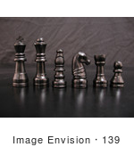#139 Stock Image Of Black Chess Pieces