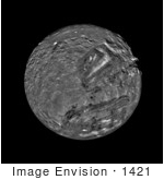 #1421 Photo Of Miranda As Seen By Voyager 2 01/25/1986