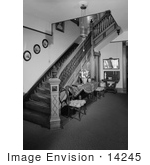 #14245 Picture Of The Staircase In The Jeremiah Nunan House Jacksonville Oregon
