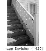 #14251 Picture Of The Stairs At The Presbyterian Church Jacksonville Oregon