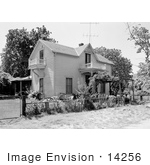 #14256 Picture Of The Kahler-Reuter House In Jacksonville Oregon