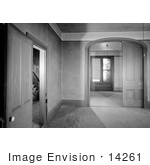 #14261 Picture Of The Empty Double Parlor Orth House Jacksonville Oregon