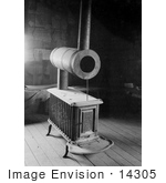 #14305 Picture Of An Old Stove