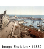 #14332 Picture Of The Harbor Of Algiers Algeria