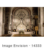 #14333 Picture Of Notre Dame D’Afrique Basilica Interior Algiers Algeria