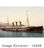 #14348 Picture Of Steamship Normannia Algiers