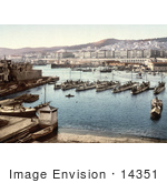 #14351 Picture Of Boats In The Harbor Algiers Algeria