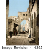 #14392 Picture Of The Arch Of Ecce Homo Jerusalem