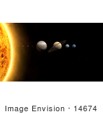 #14674 Picture Of Planets Of The Solar System