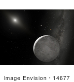 #14677 Picture Of The Dwarf Planet Eris And Its Moon Dysnomia