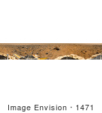 #1471 Photo Of A 360 Degree Panoramic Of Mars' Surface