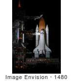 #1480 Photo Of The Space Shuttle Discovery Launch Pad 39b