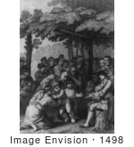 #1498 The Indians Delivering Up The English Captives To Colonel Bouquet