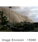 #15089 Picture Of A Sandstorm Al Asad Iraq