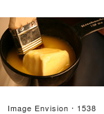 #1538 Brush Dipped In Melting Butter