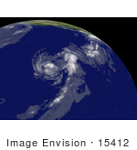 #15412 Picture Of Tropical Storm Cosme Near Hawaii